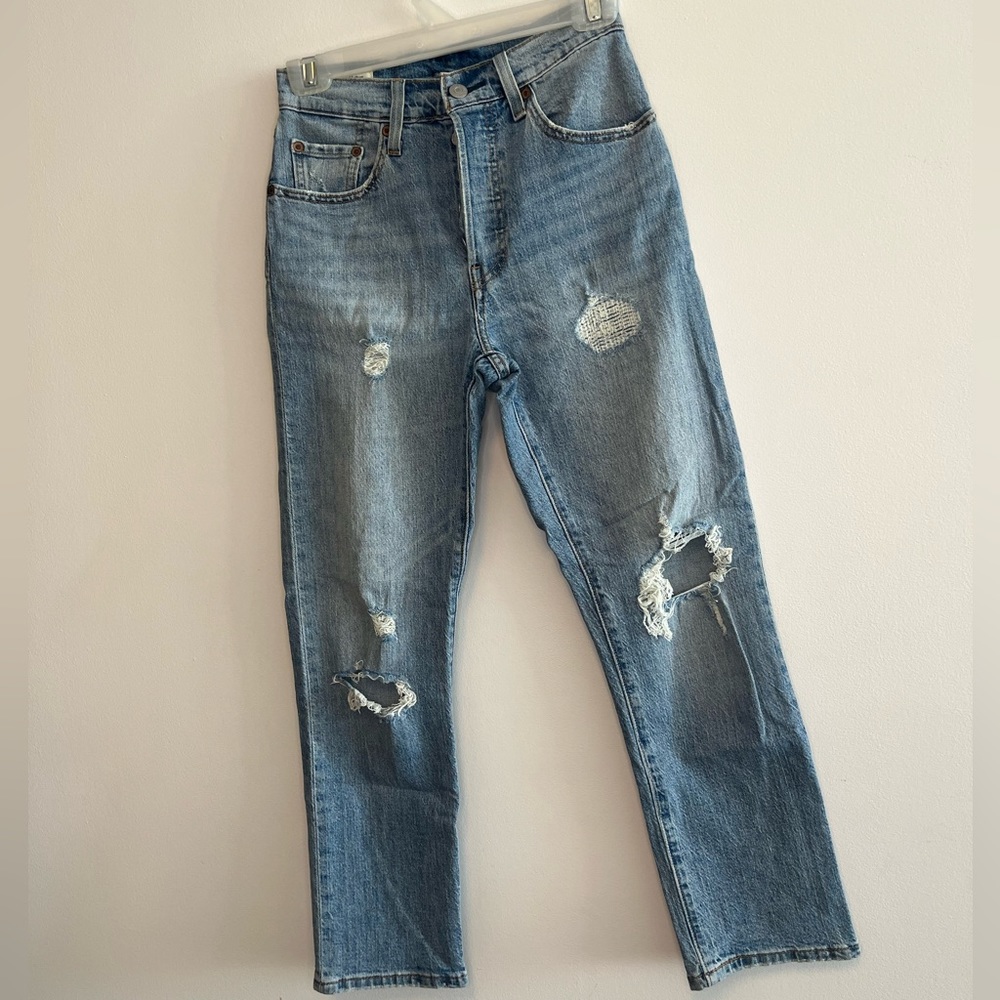 Levi Distressed Straight Leg Jeans | Jaime Balmes #8